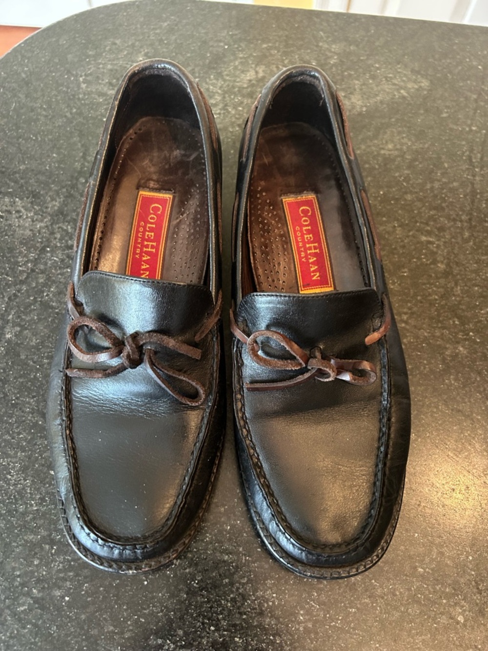 Vintage 90’s Preppy Cole Haan Country Leather Loafers - Brazil-Made - Size 8